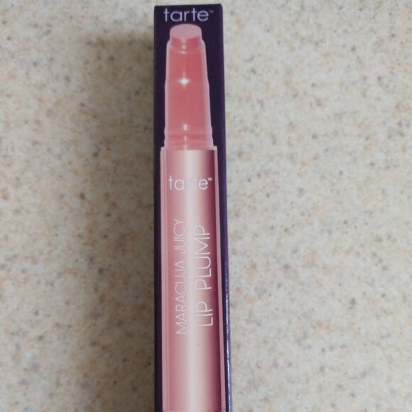 tarte Other - 🍑🍑BNIB tarte MARACUJA JUICY LIP PLUMP WHITE PEACH COLOR FULL SIZE 🍑🍑